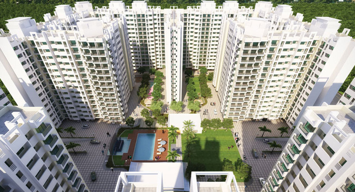 Ekta Parksville Virar Aerial View
