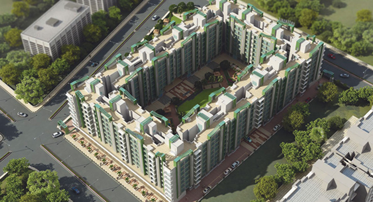 Sumit Greendale Virar Aerial View